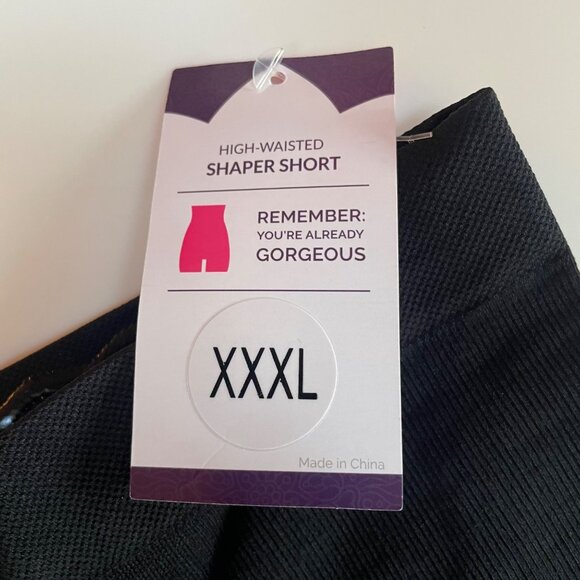 Shapermint Empetua High-Waisted Shaper Shorts Black Sz XXXL (3XL) - Picture 4 of 4